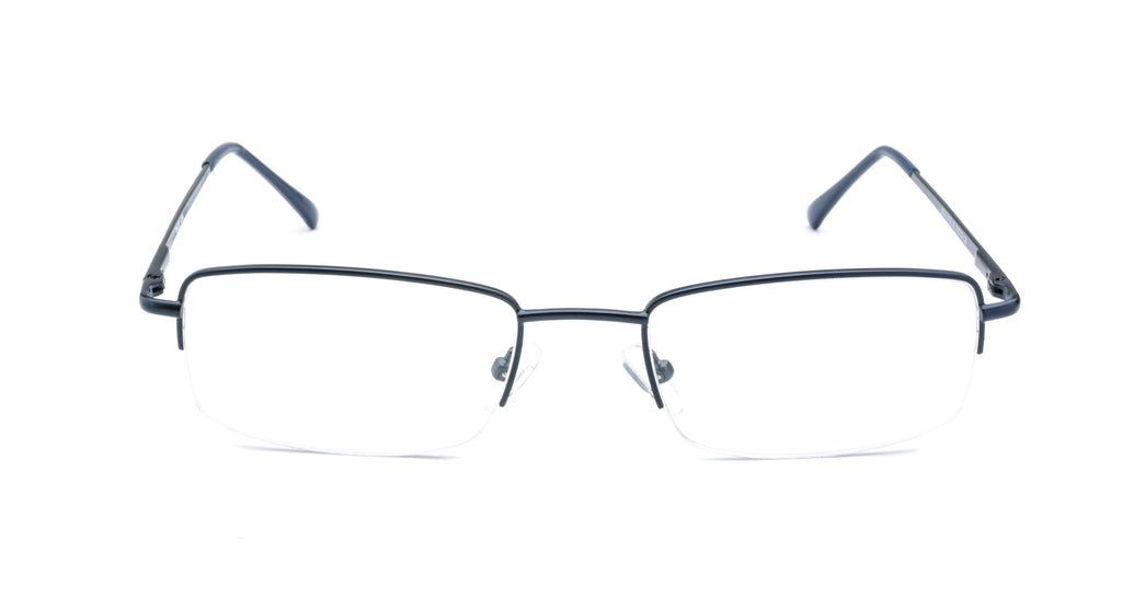 Men | Matte Blue | Metal Glasses - RA300-3