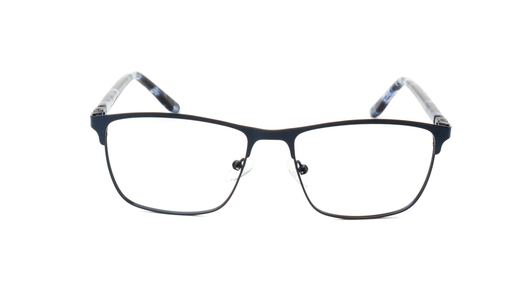 RA438-3 | Men | Matte Blue | Metal Glasses