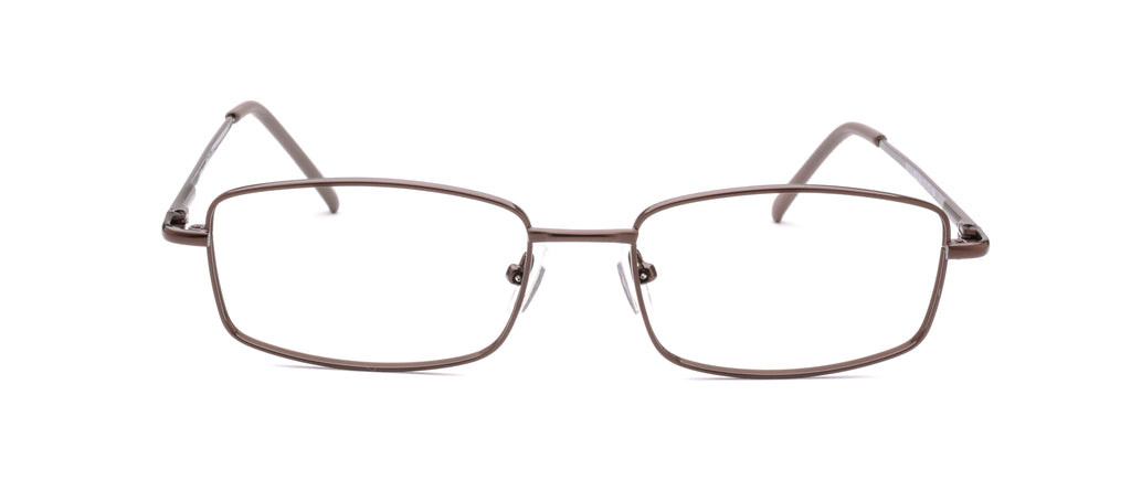 Men | Matte Brown | Metal Glasses - RA301-2