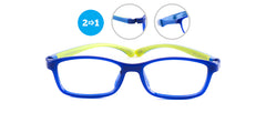 MX3076-2 | Kids | Matte Blue | TR-90 Glasses