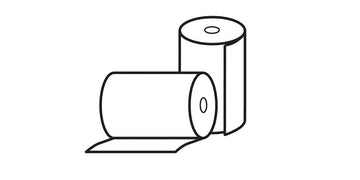 905-009 | Thermal Printer Paper 57 mm × Ø30 mm — Pack of 10 Rolls
