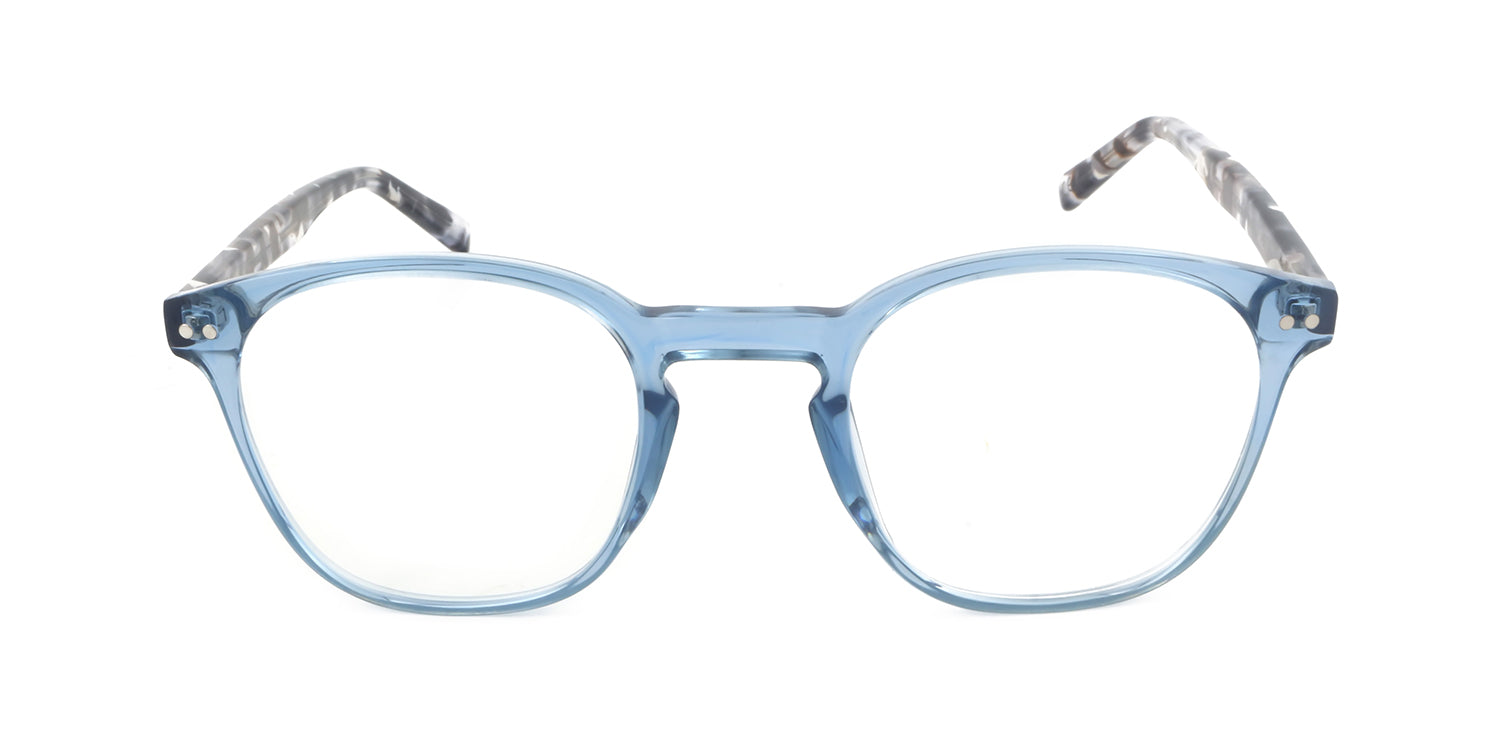 Unisex | Shiny Blue | Acetate Glasses - MX2269A-1