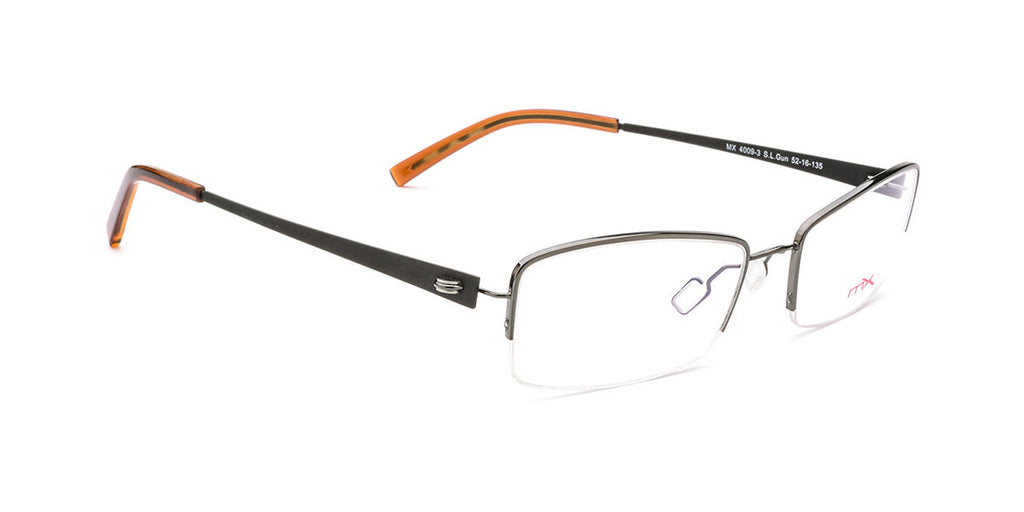 MX4009-3 | Women | Shiny Gun | Titanium Glasses