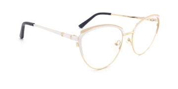 Women | Matte White | Metal Glasses - MX9054-3