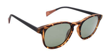 Unisex | Matte Demi | Polycarbonate Sunglasses - RA171-1