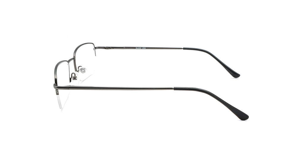 Men | Matte Gun | Metal Glasses - RA300-2