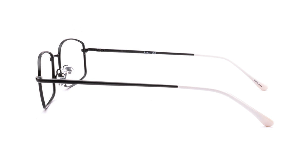 Men | Matte Black | Metal Glasses - RA301-3