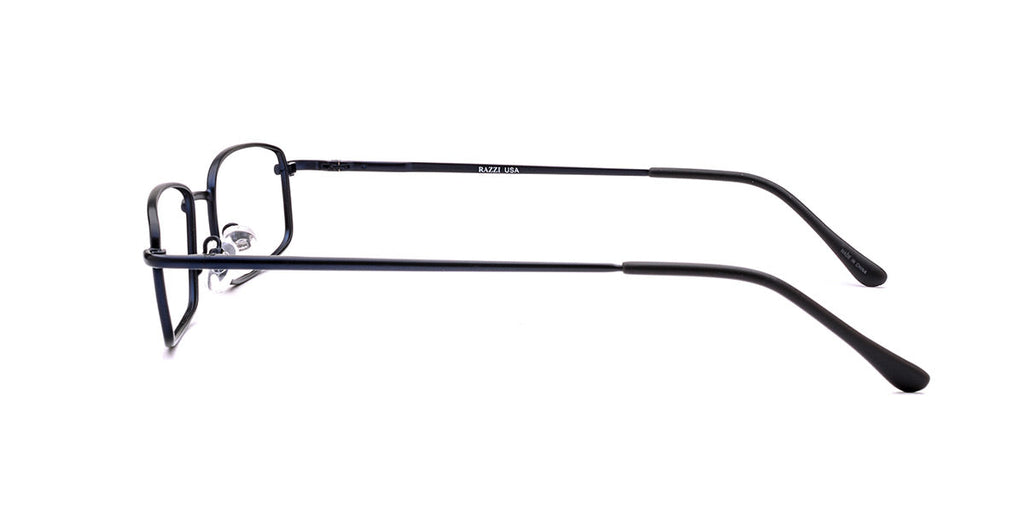 RA308-1 Unisex | Matte Blue | Metal Glasses -
