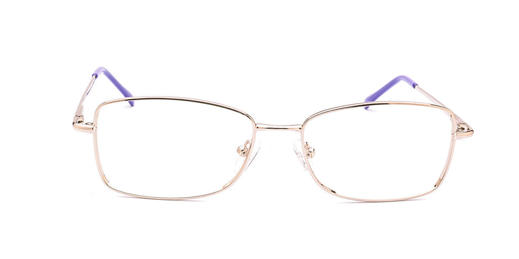 Women | Shiny Gold | Metal Glasses -