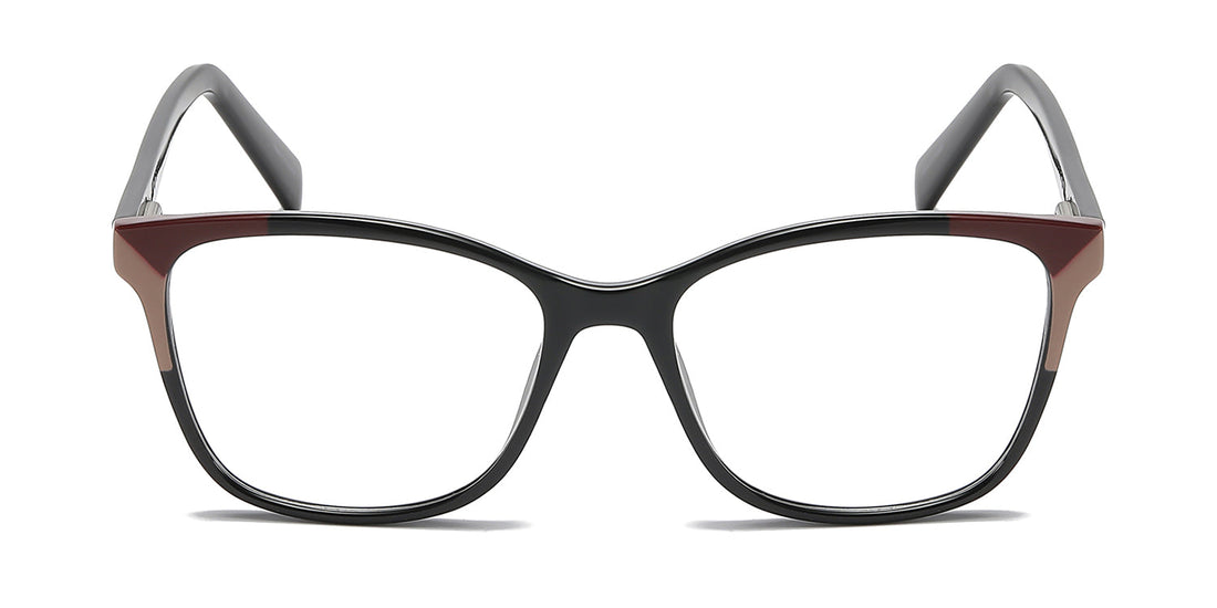 Women | Shiny Black | TR-90 Glasses - RA573-3