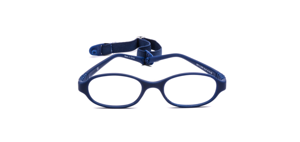 MX3007-2 | Kids | Matte Blue | Rubber Glasses