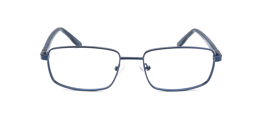 Men | Matte Blue | Metal Glasses - RA429-3 