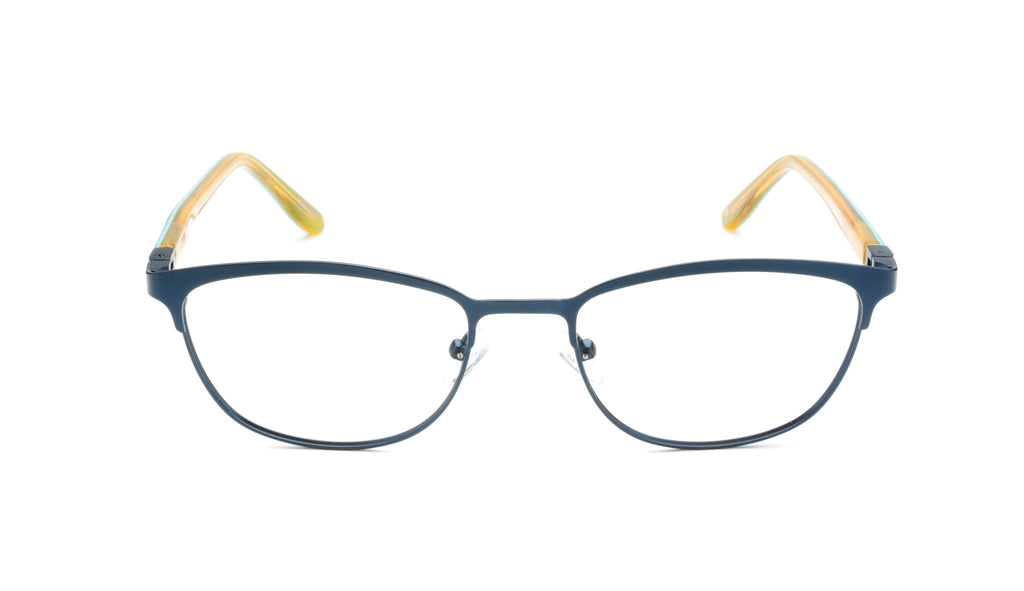 RA436-1 | Women | Matte Blue | Metal Glasses