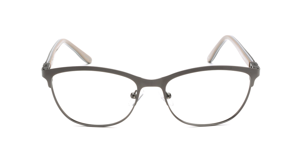 Women | Matte Gray | Metal Glasses - RA433-3 