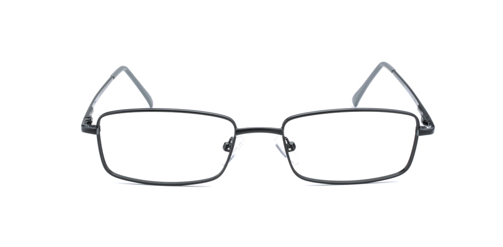 Unisex | Matte Black | Metal Glasses - RA317-3 