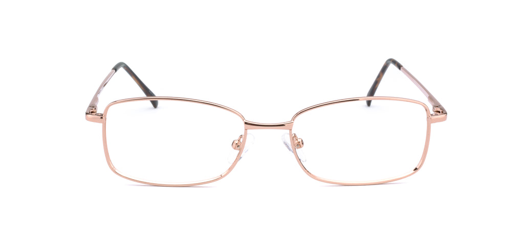 Women | Shiny Brown | Metal Glasses - RA316-2 