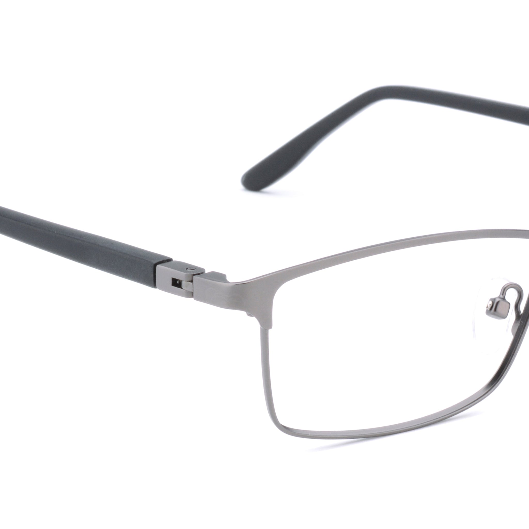 Unisex | Matte Gun | Metal Glasses - RA426-1 