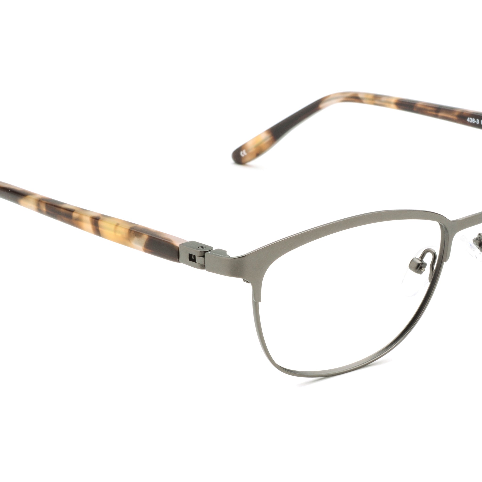 Women | Matte Gun | Metal Glasses - RA436-3 