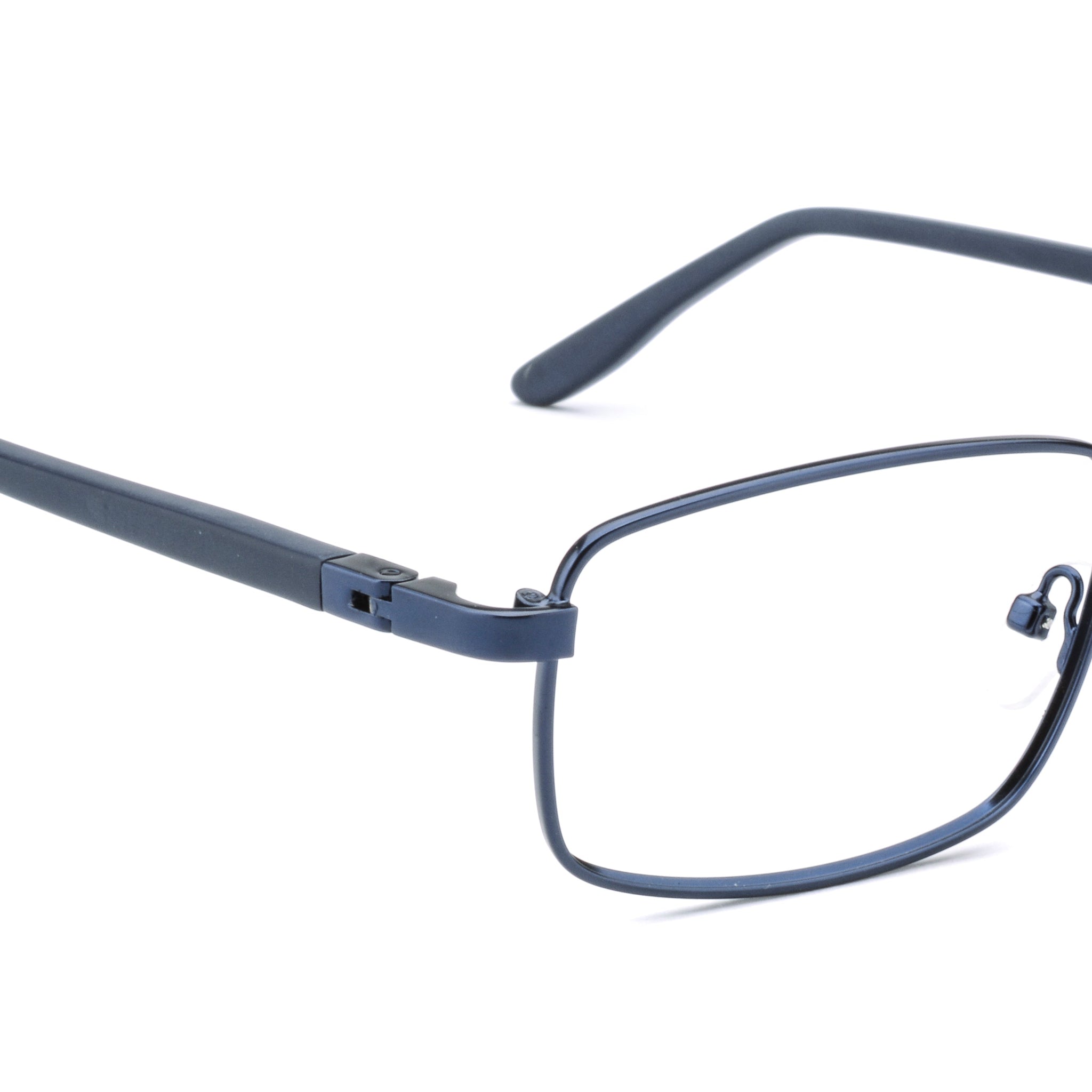 Men | Matte Blue | Metal Glasses - RA429-3 