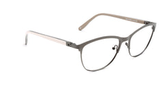 Women | Matte Gray | Metal Glasses - RA433-3 