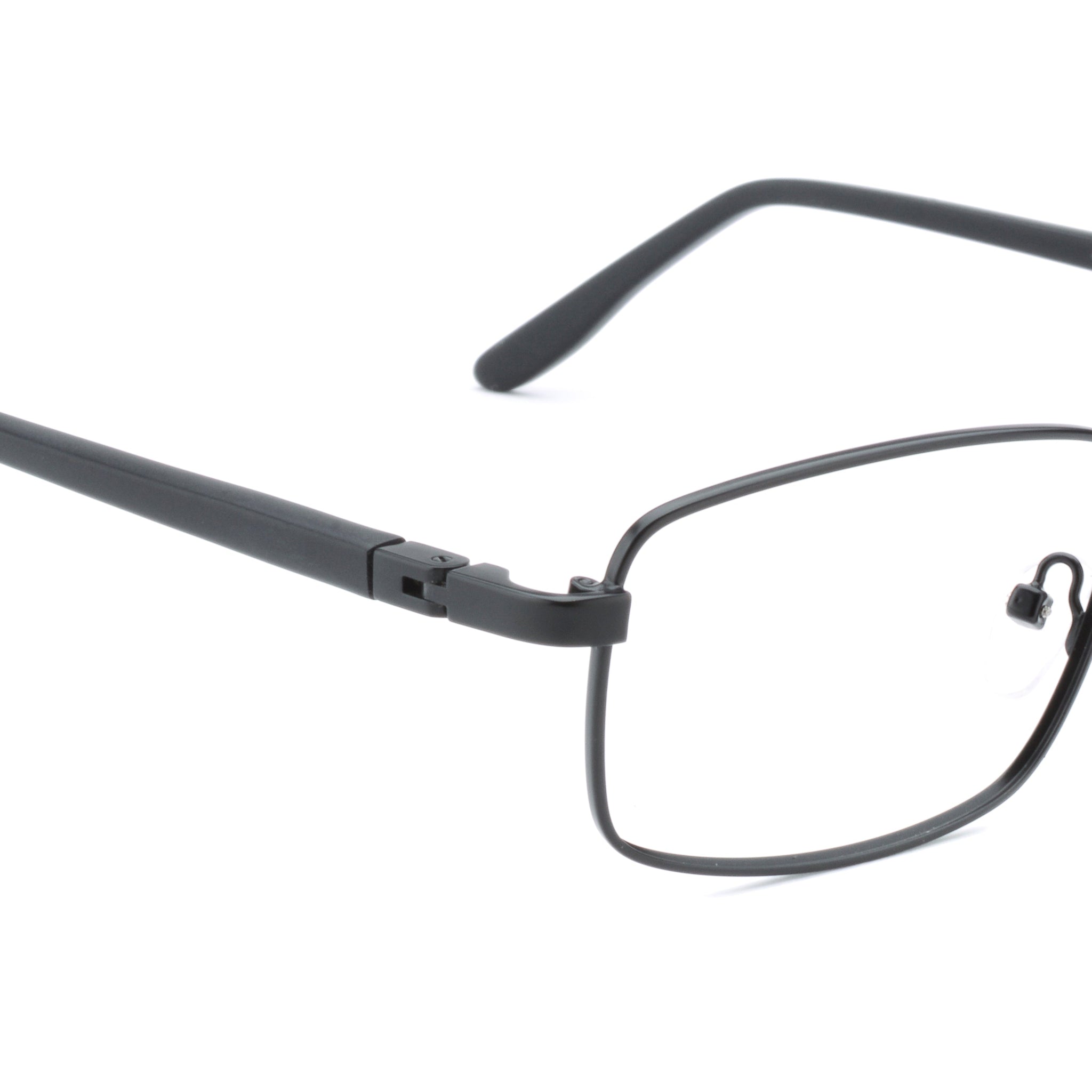 RA429-2 | Men | Matte Black | Metal Glasses