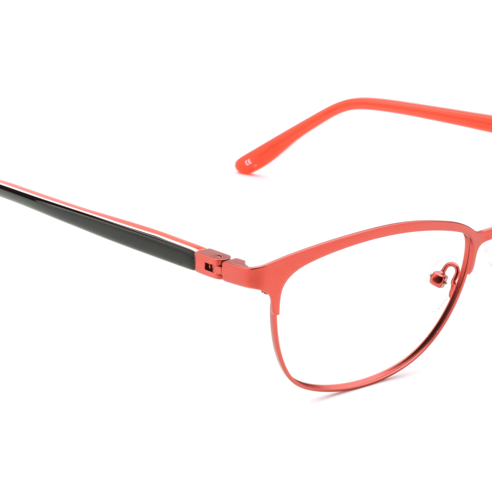 Women | Matte Burgundy | Metal Glasses - RA436-2 