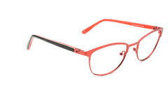 Women | Matte Burgundy | Metal Glasses - RA436-2 