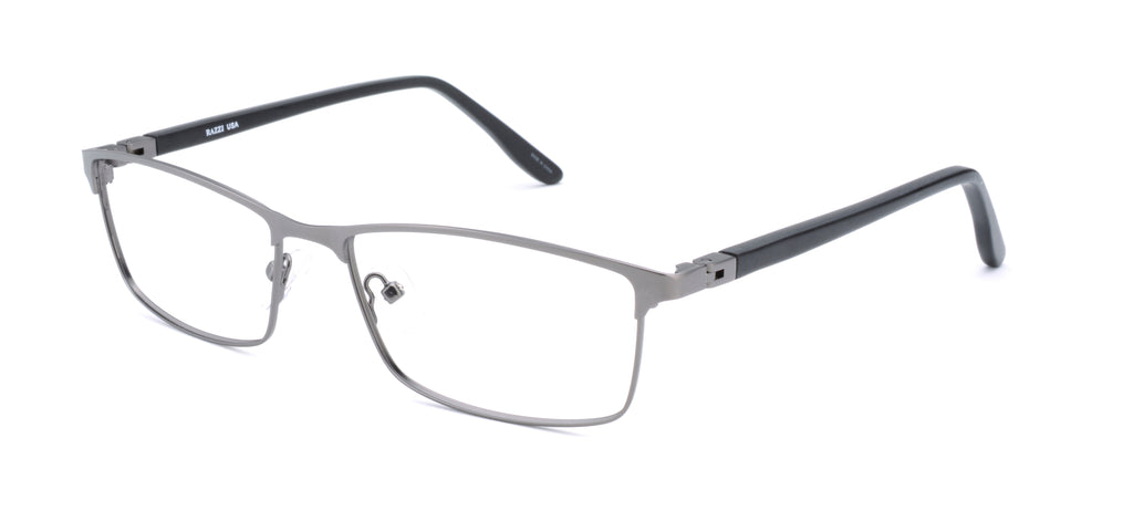 Unisex | Matte Gun | Metal Glasses - RA426-1 