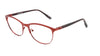 Women | Matte Burgundy | Metal Glasses - RA433-1 