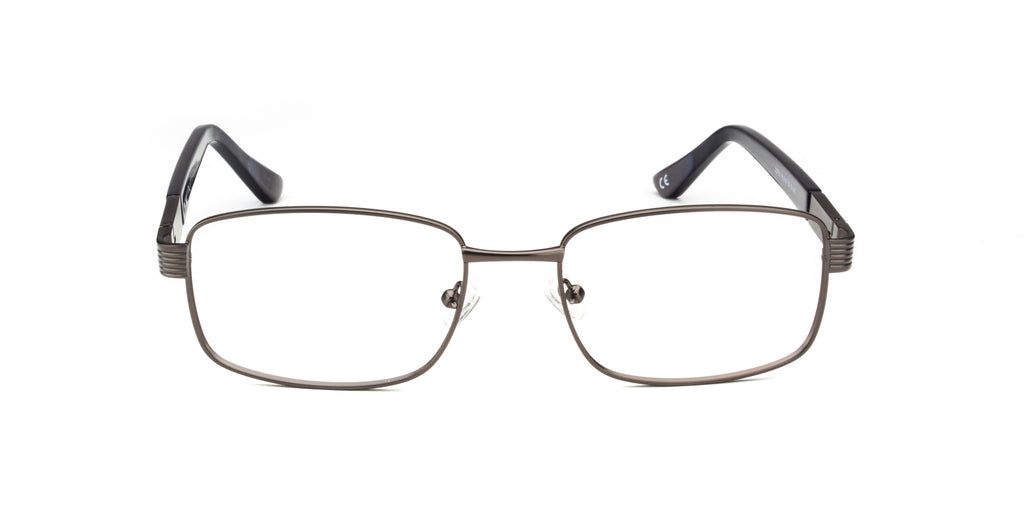 MX2076-2 | Men | Matte Gun | Metal Glasses