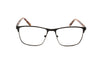 Men | Matte Black | Metal Glasses - RA438-1 