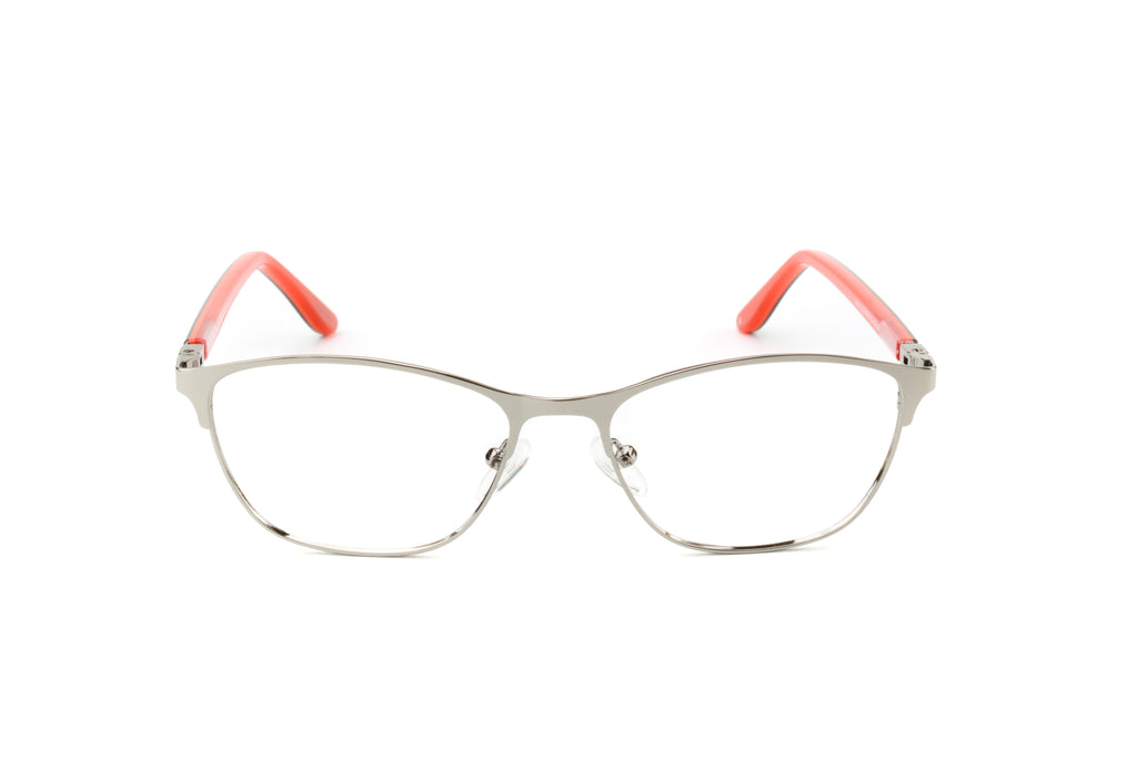 Women | Shiny Silver | Metal Glasses - RA440-3 