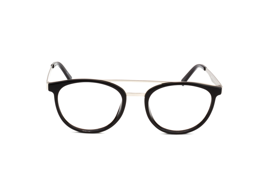 MX2247A-2 | Unisex | Shiny Black | Acetate Glasses