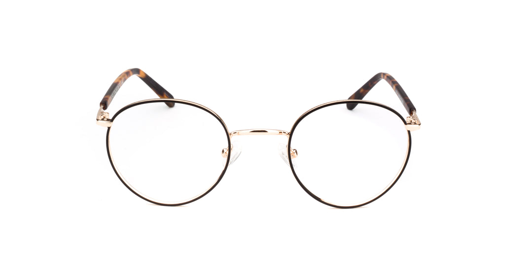 MX2241A-1 | Unisex | Shiny Gold | Metal Glasses