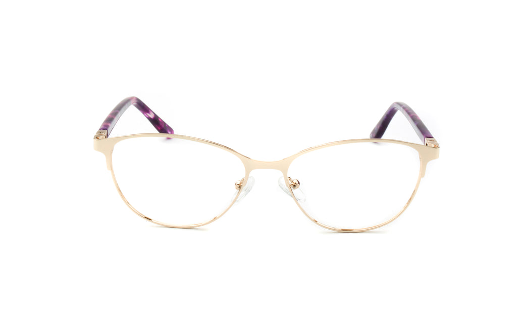 Women | Shiny Gold | Metal Glasses - RA441-2 