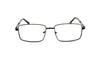 MX2087-2|  Men | Shiny Black | Metal Glasses