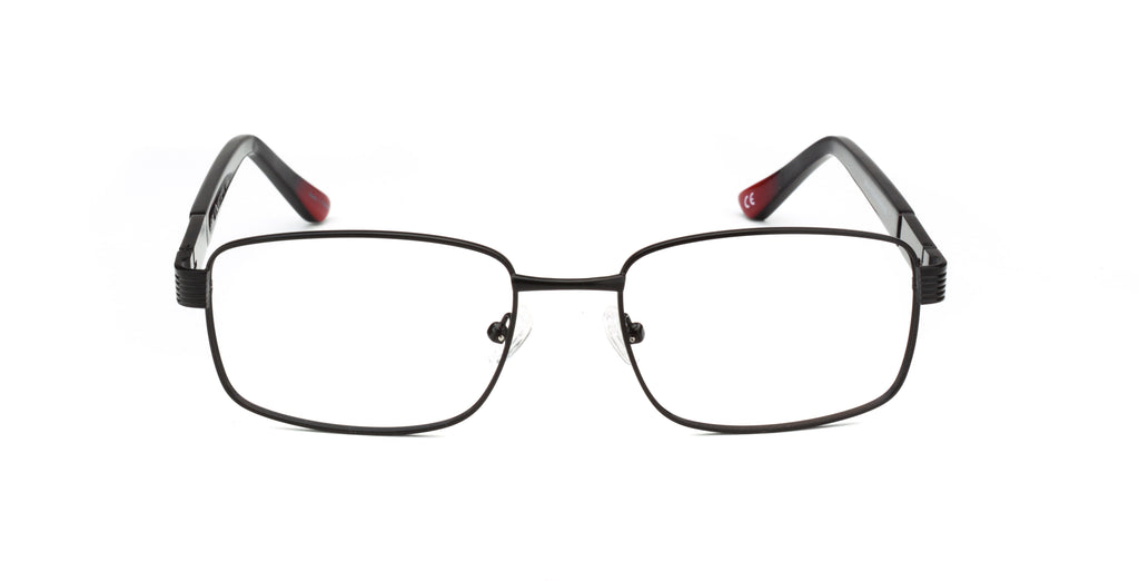 MX2076-1 | Men | Matte Black | Metal Glasses