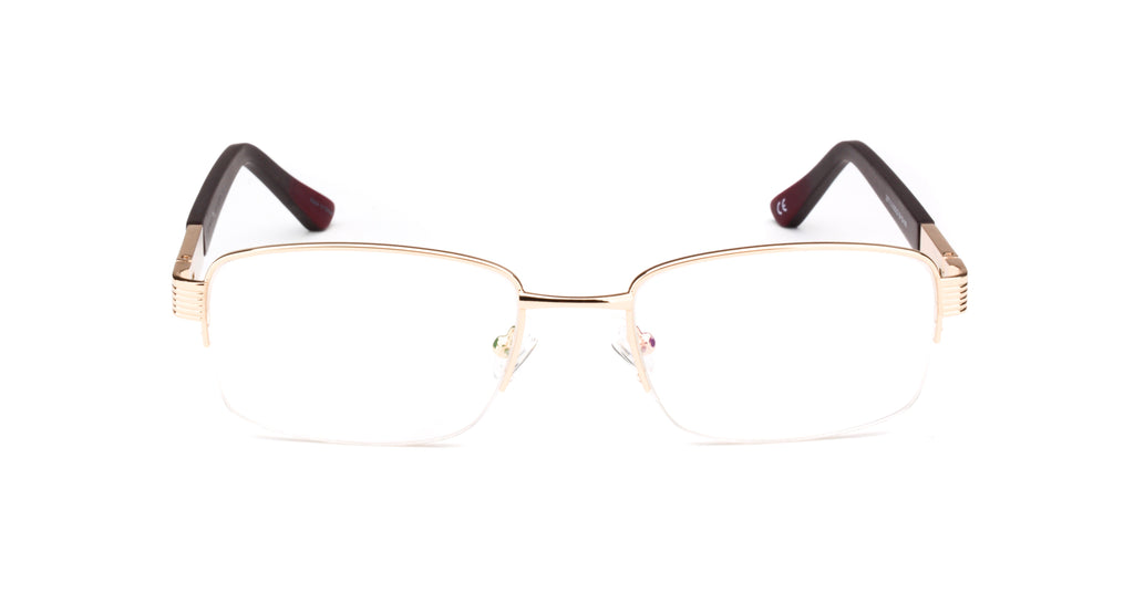 MX2077-2 | Men | Shiny Gold | Metal Glasses