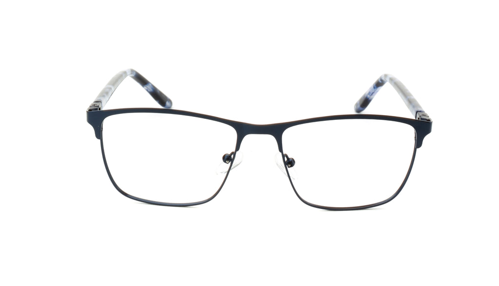 Men | Matte Blue | Metal Glasses - RA438-3 