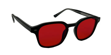 MX1051-2R | Sleep Glasses | Black | Acetate