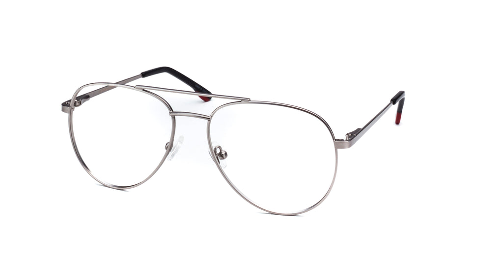 MX2237A-2 | Unisex | Matte Gun | Metal Glasses