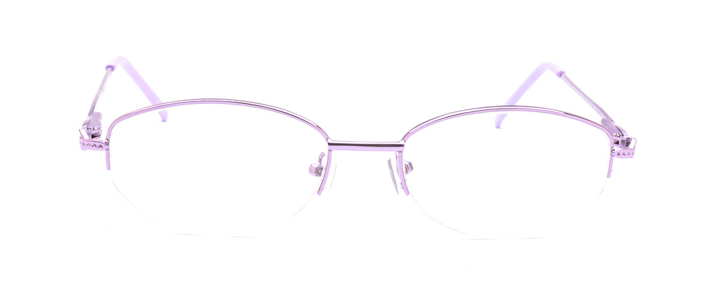 RA312-1  | Women | Shiny Purple | Metal Glasses