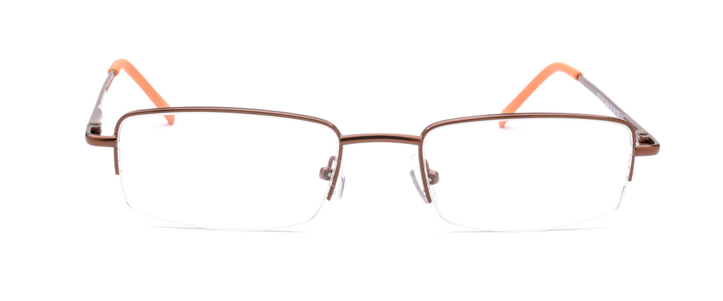 Unisex | Matte Brown | Metal Glasses - RA307-3 