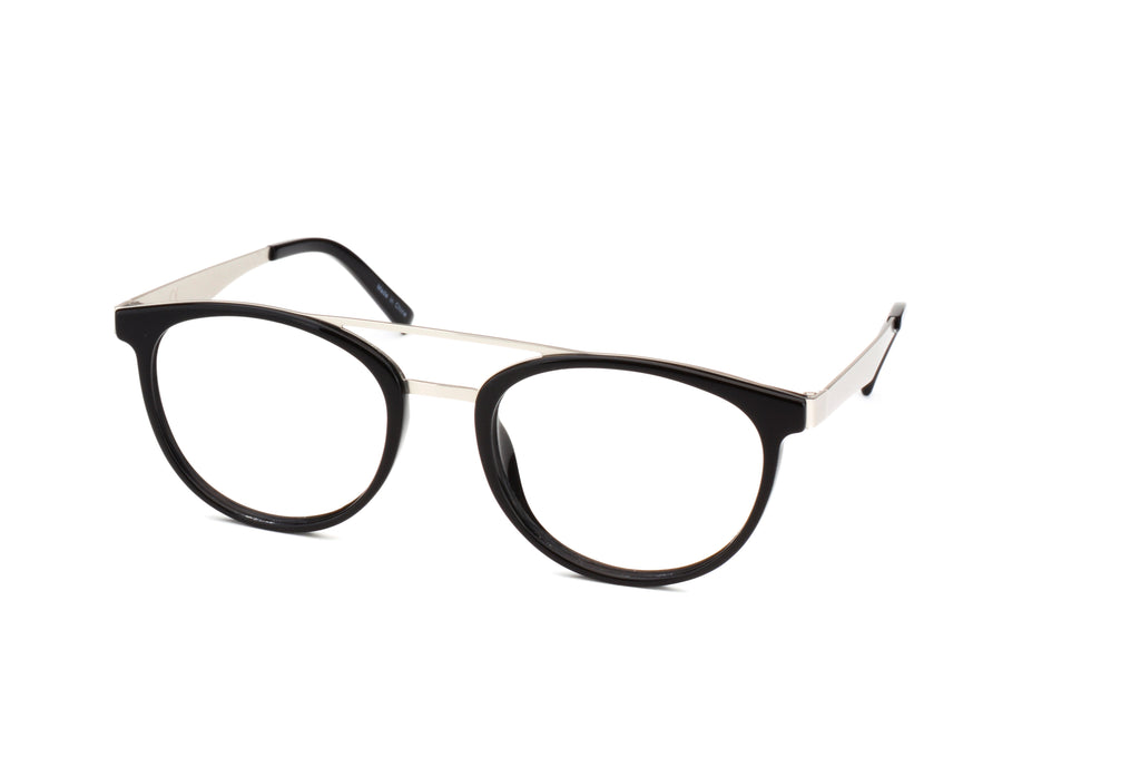 MX2247A-2 | Unisex | Shiny Black | Acetate Glasses