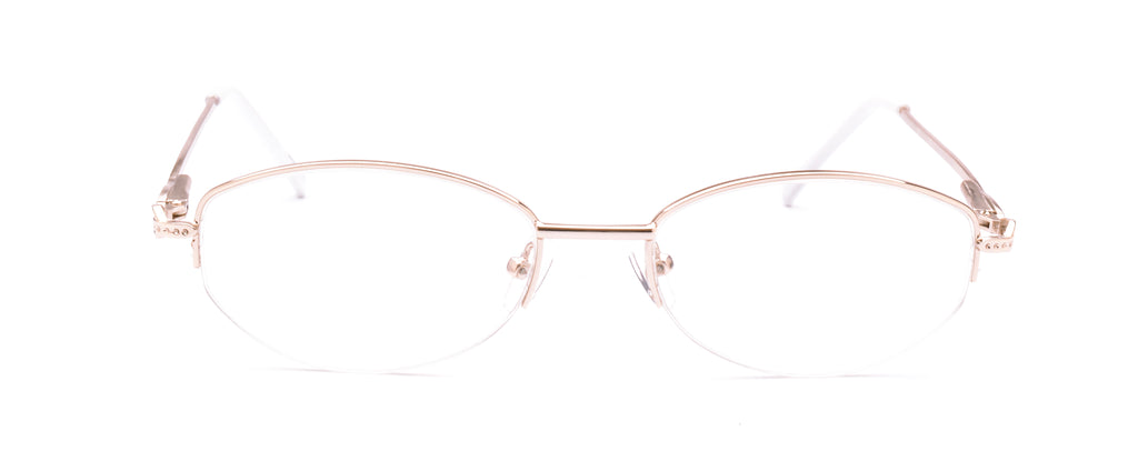 RA312-3 | Women | Shiny Gold | Metal Glasses