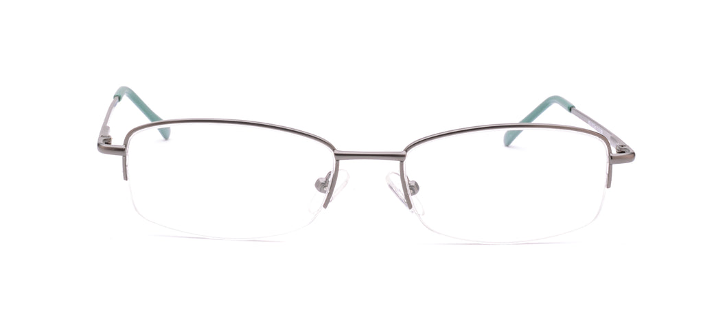 RA303-3 | Unisex | Matte Gun | Metal Glasses