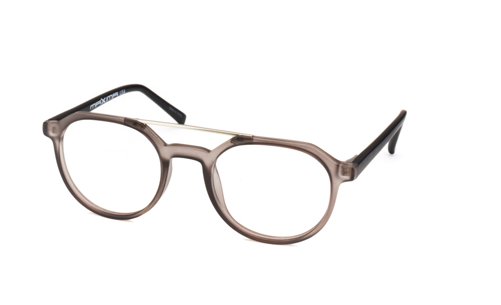 MX2246A-2 | Unisex | Matte Gray | Acetate Glasses 