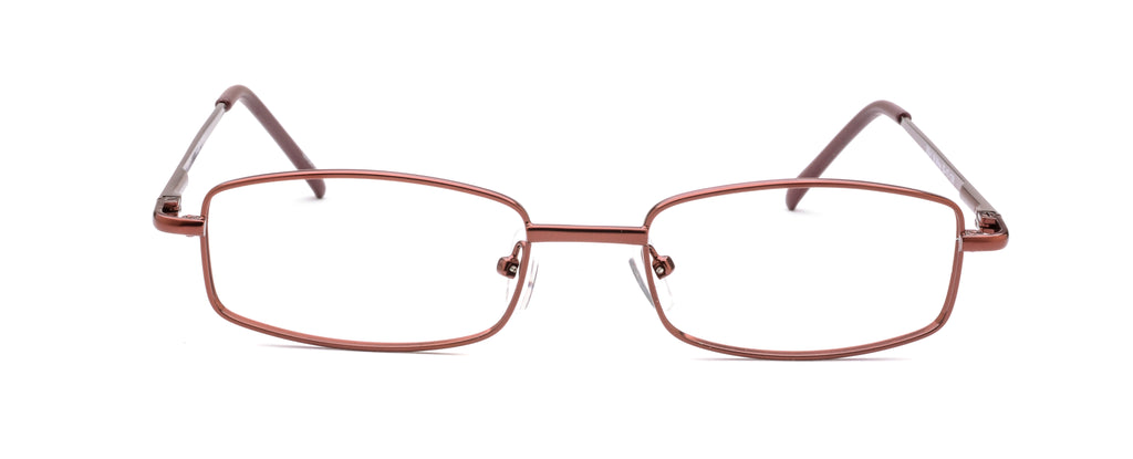 Unisex | Matte Burgundy | Metal Glasses - 