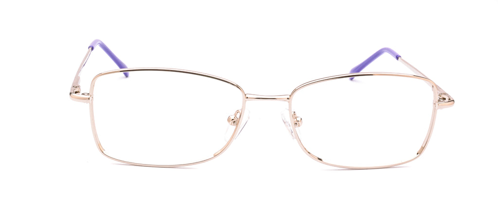 Women | Shiny Gold | Metal Glasses - 