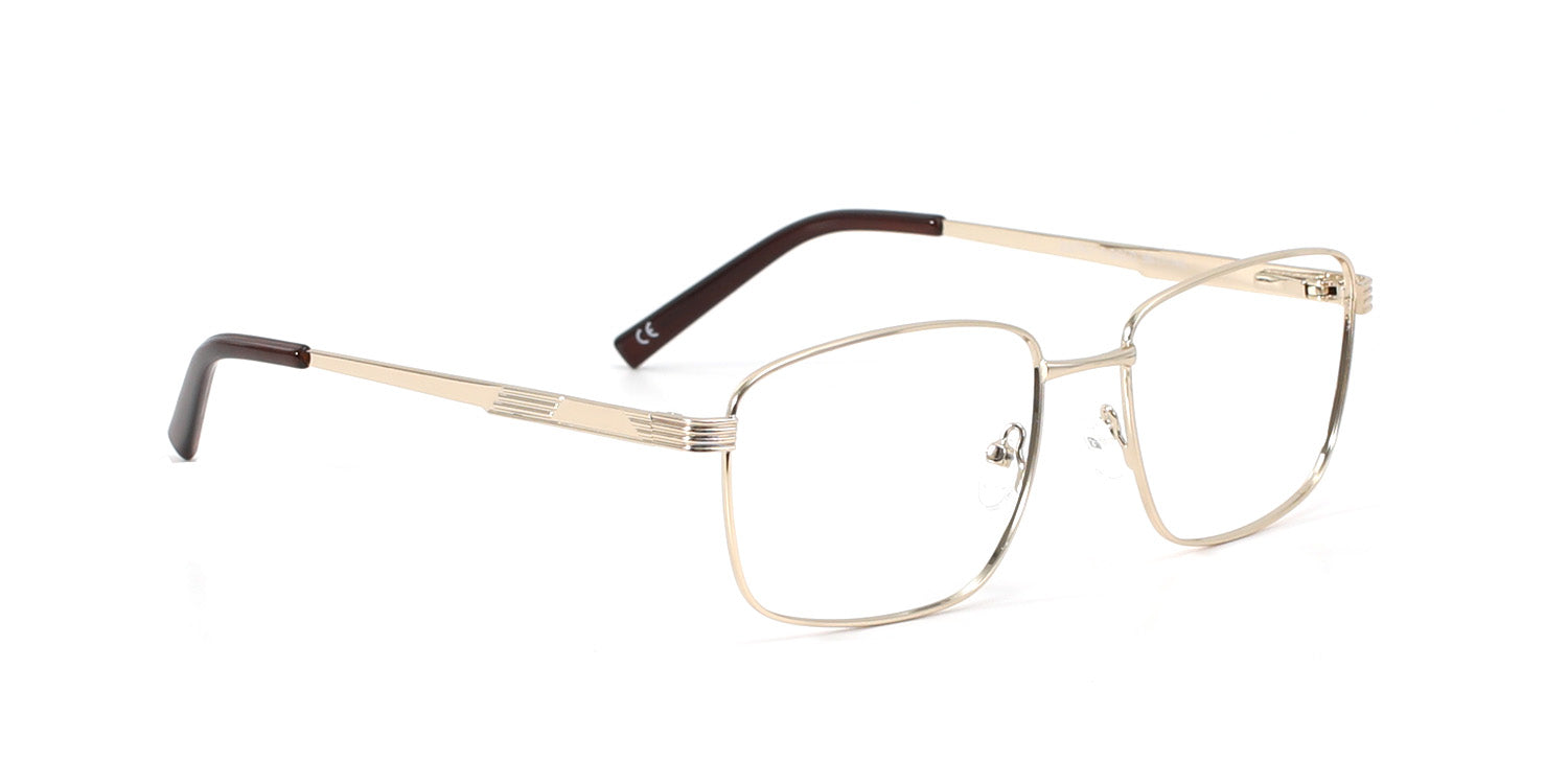 MX2027A-2 | Men | Matte Gold | Metal Glasses